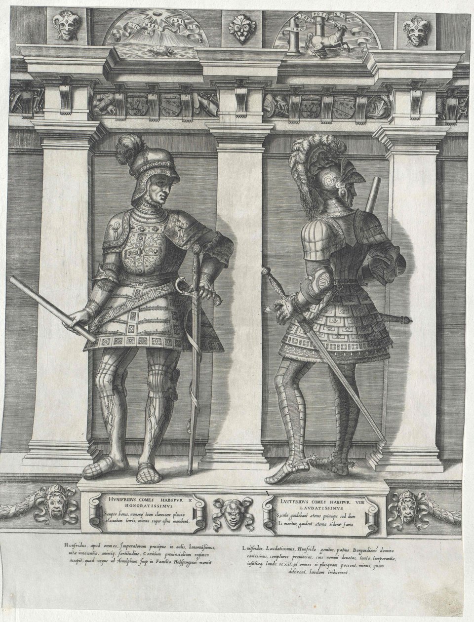 Graaf van Habsburg Luitfried door Artist Unknown