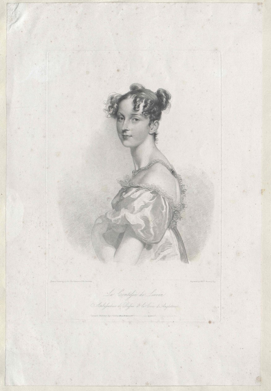 Dorothea von Benckendorff door Artist Unknown