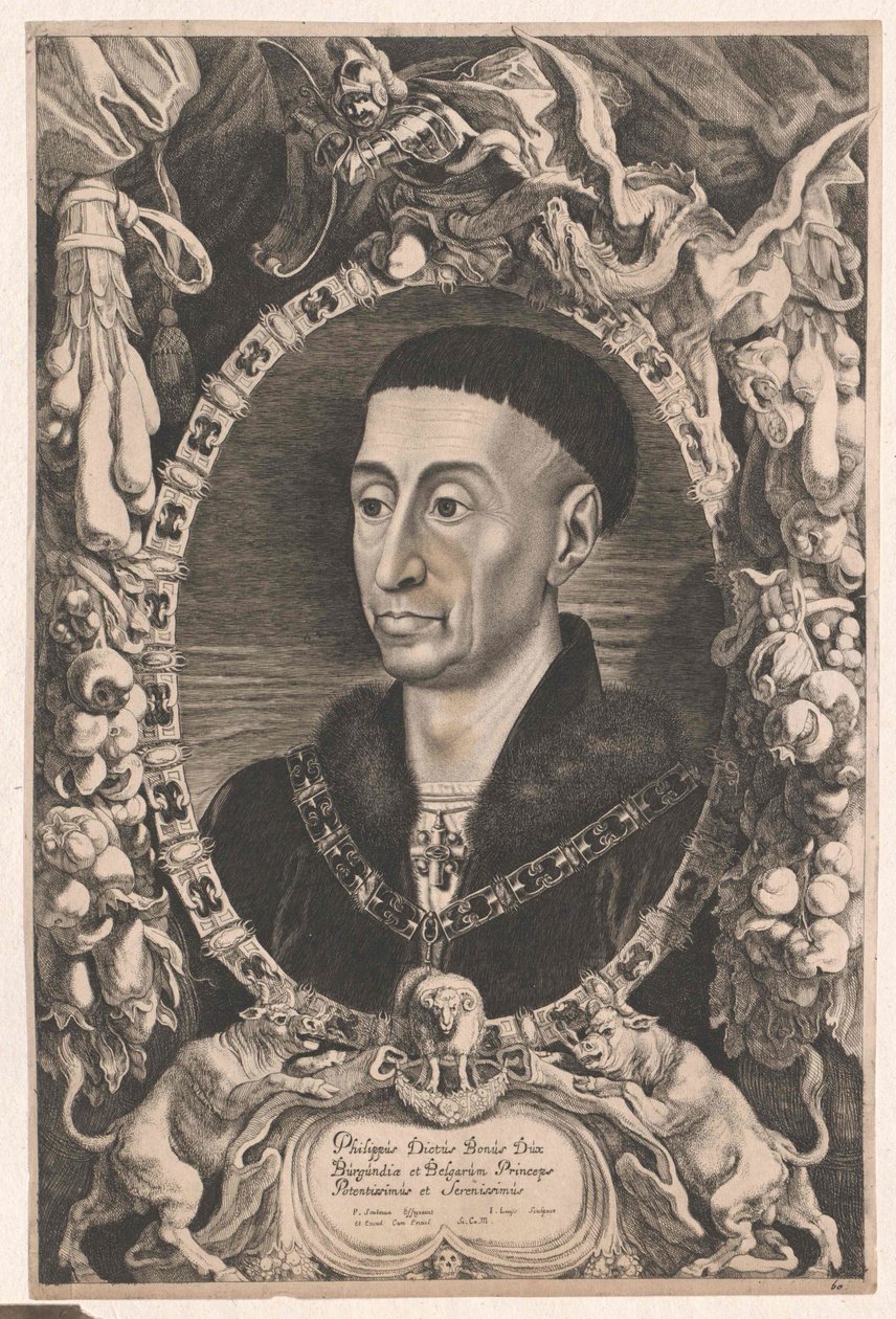 Hertog van Bourgondië Filips III de Stoute door Artist Unknown