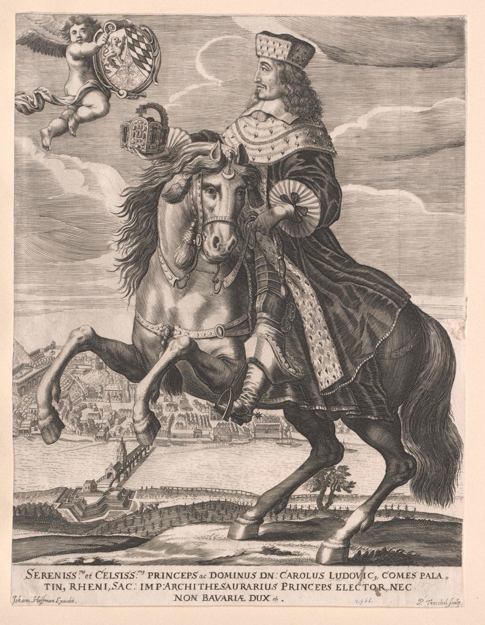 Keurvorst Karel I Ludwig door Artist Unknown