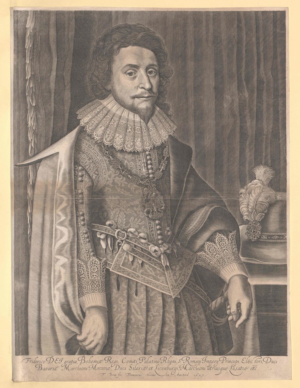 Keurvorst Frederik V. door Artist Unknown