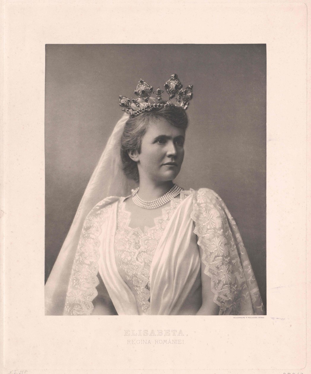 Elisabeth prinses Wied door Artist Unknown