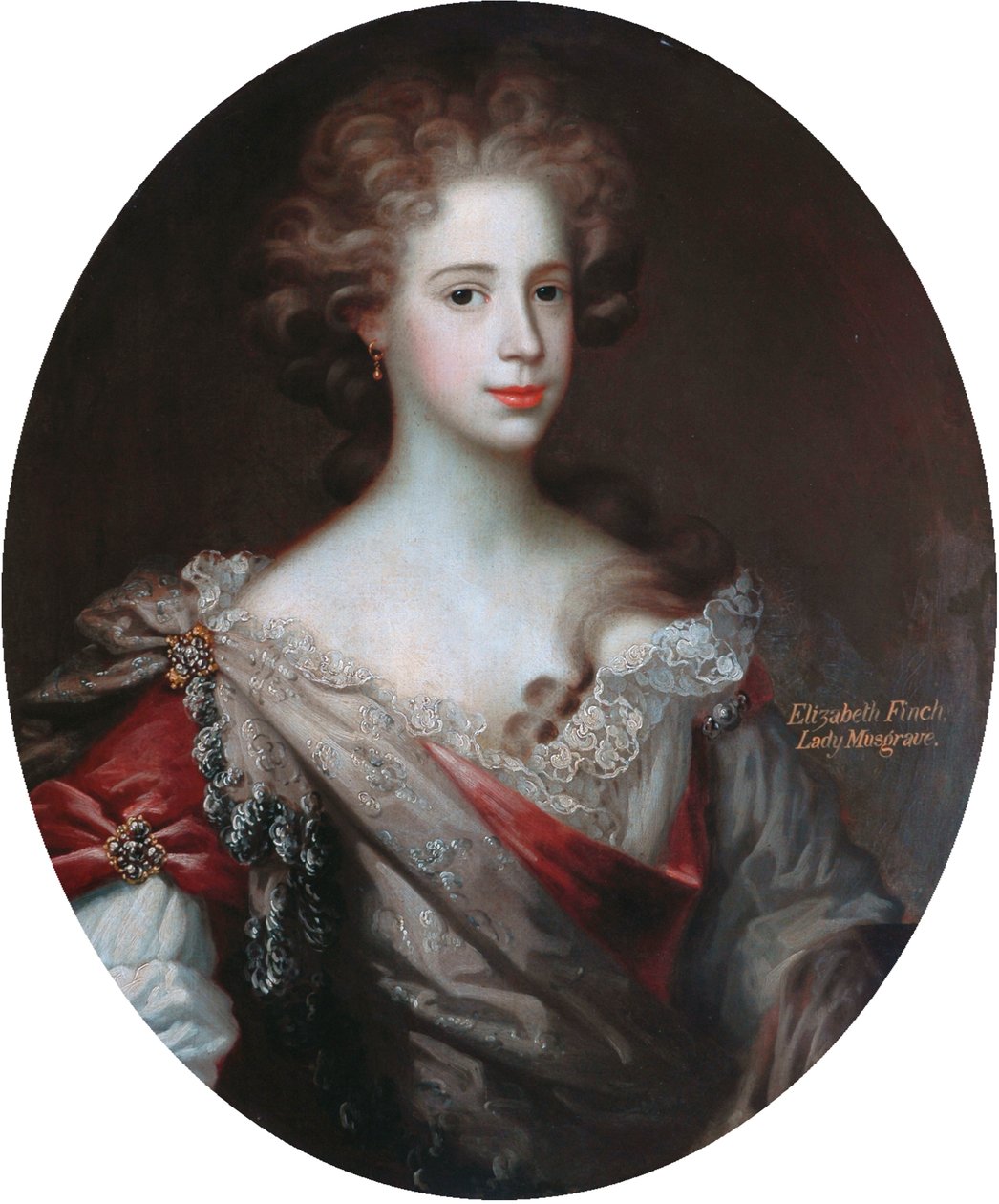 Elizabeth Finch, Lady Musgrave (olieverf op doek) door Artist Unknown