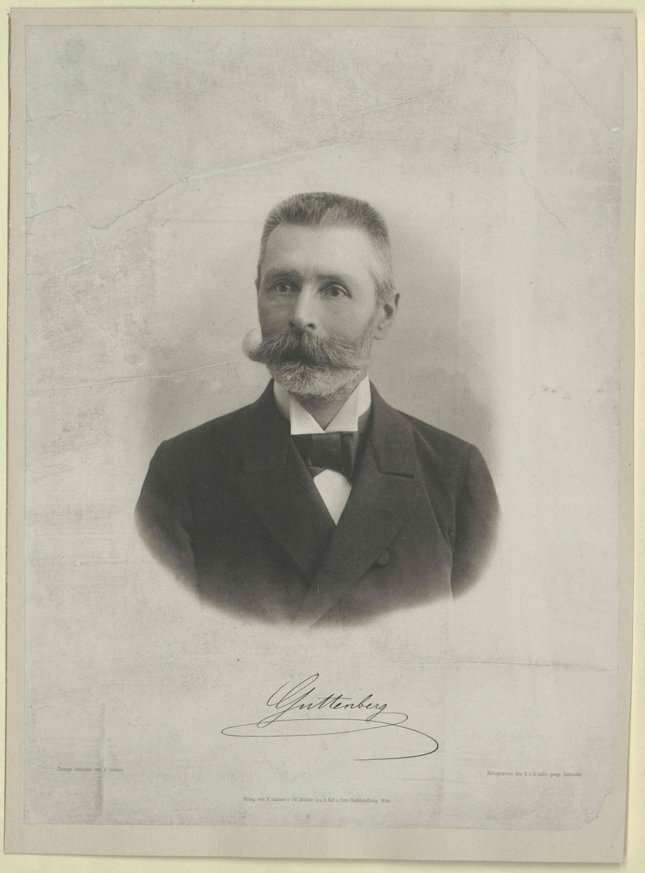 Emil Baron von Guttenberg door Artist Unknown