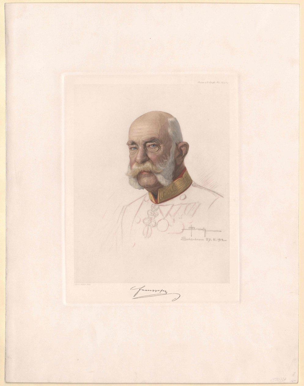 Keizer van Oostenrijk Franz Joseph I door Artist Unknown