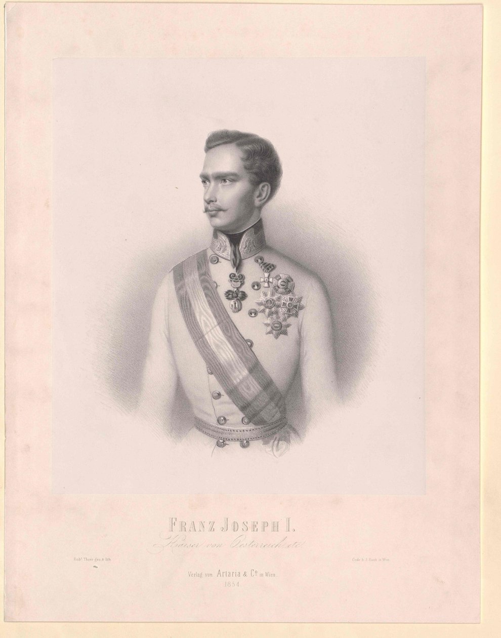 Keizer van Oostenrijk Frans Jozef I door Artist Unknown