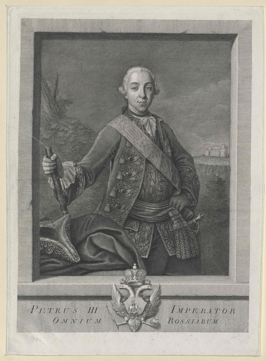 Keizer van Rusland Peter III door Artist Unknown