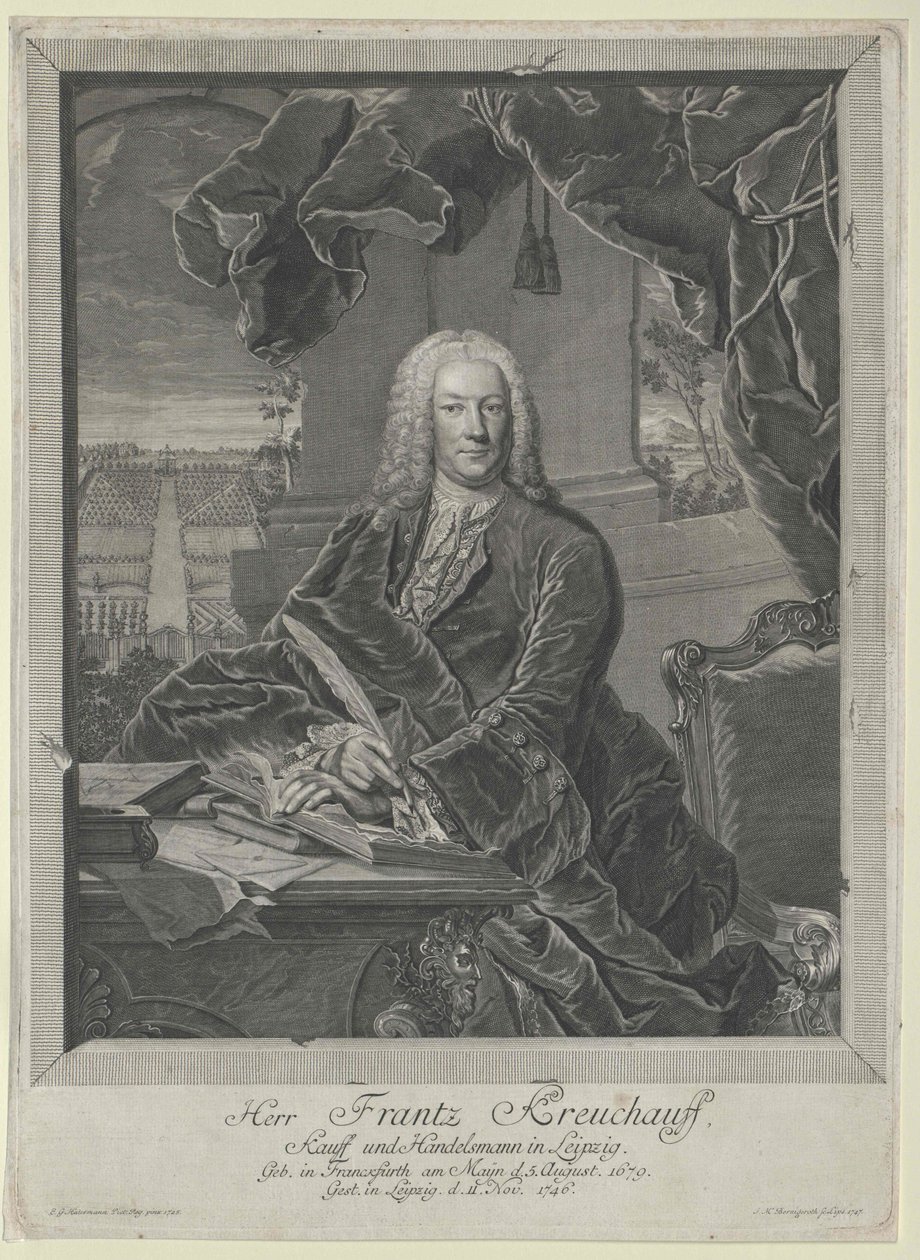 Franz Kreuchauff door Artist Unknown