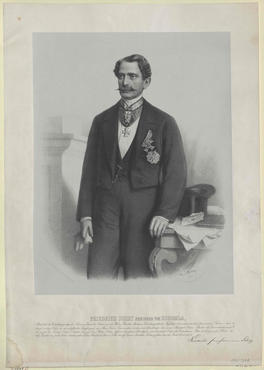 Frederick baron Schey-Koromla door Artist Unknown