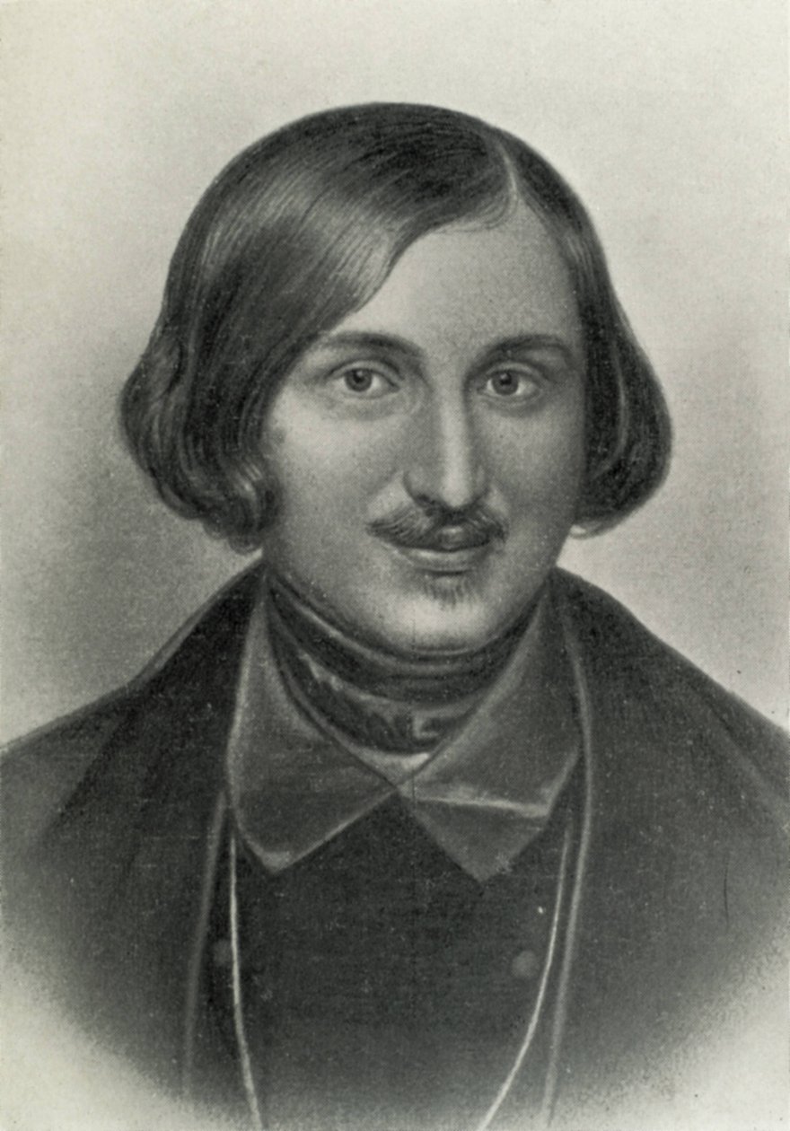 Nikolai Vasilievich Gogol (1809-1852). Russische romanschrijver en toneelschrijver. Gravure. door Artist Unknown