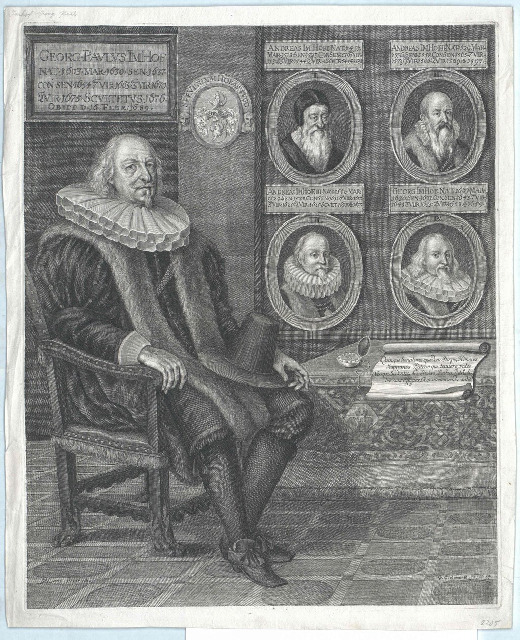 George Paul Imhof door Artist Unknown