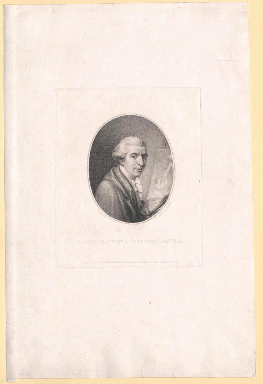 Giovanni Battista Cipriani door Artist Unknown