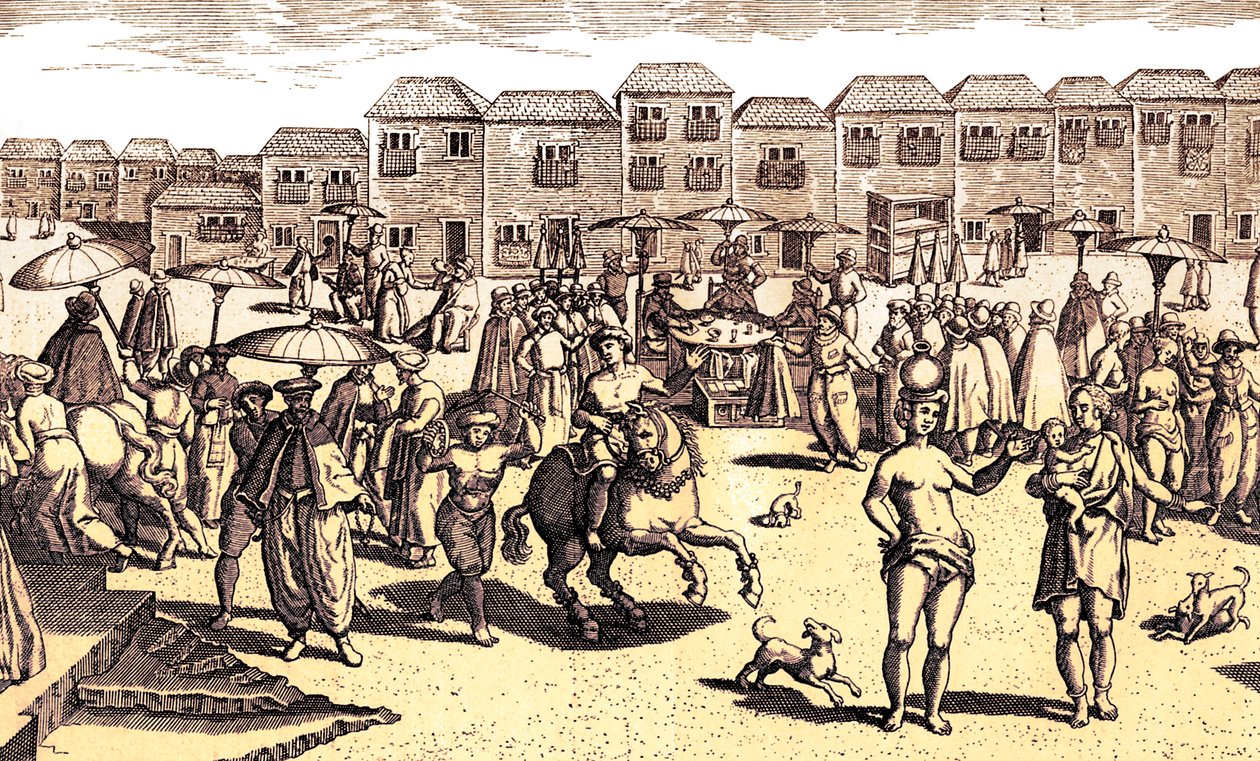 Goan Market Scene, uit 