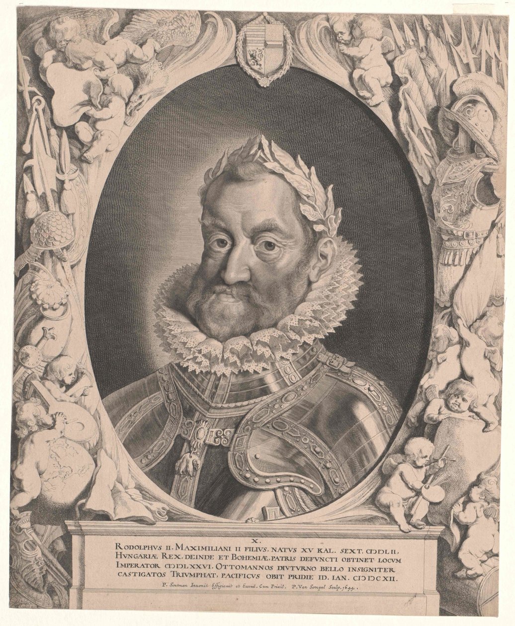 Heilige Romeinse keizer Rudolf II door Artist Unknown