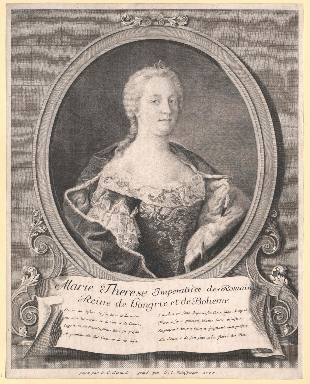 Heilige Romeinse keizerin Maria Theresia door Artist Unknown