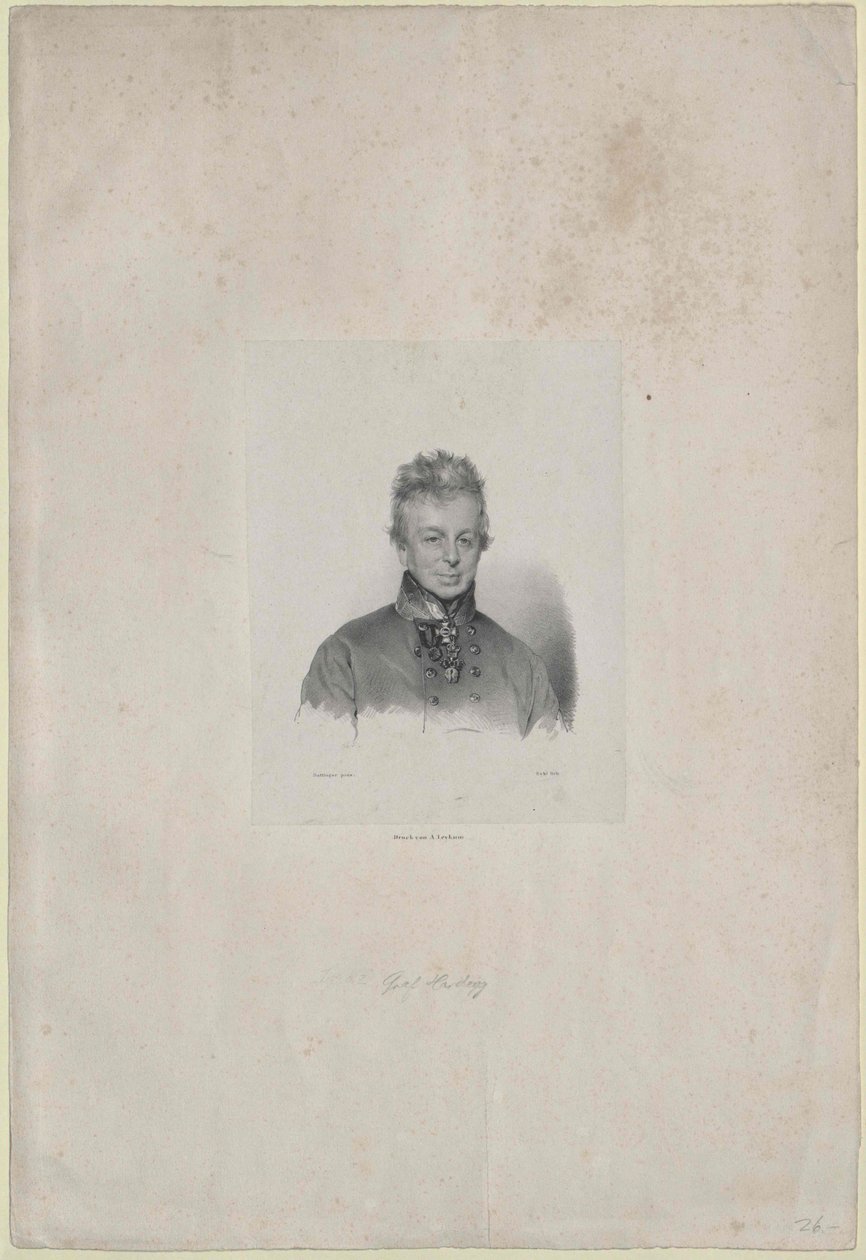 Ignaz graaf Hardegg-Glatz door Artist Unknown