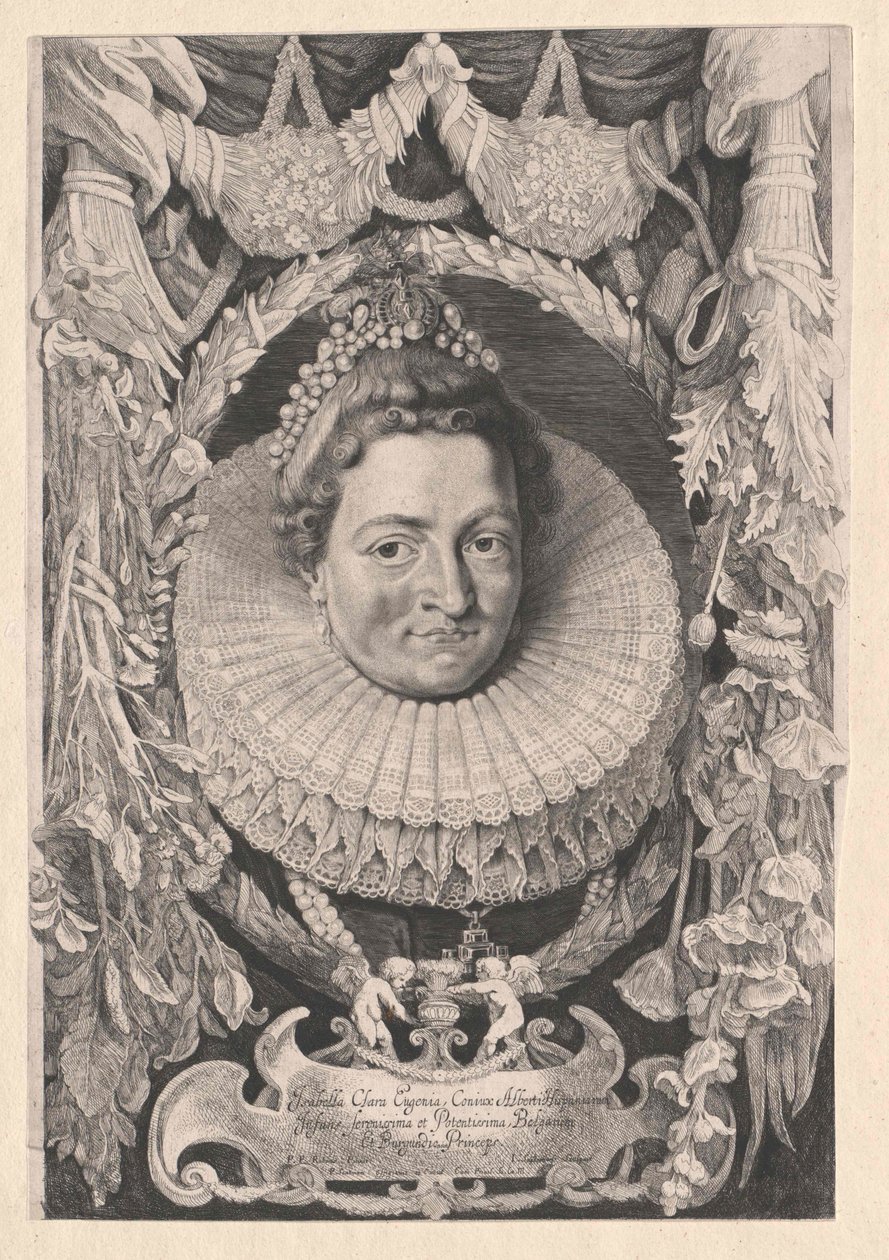 Infanta van Spanje Isabella Clara Eugenia door Artist Unknown