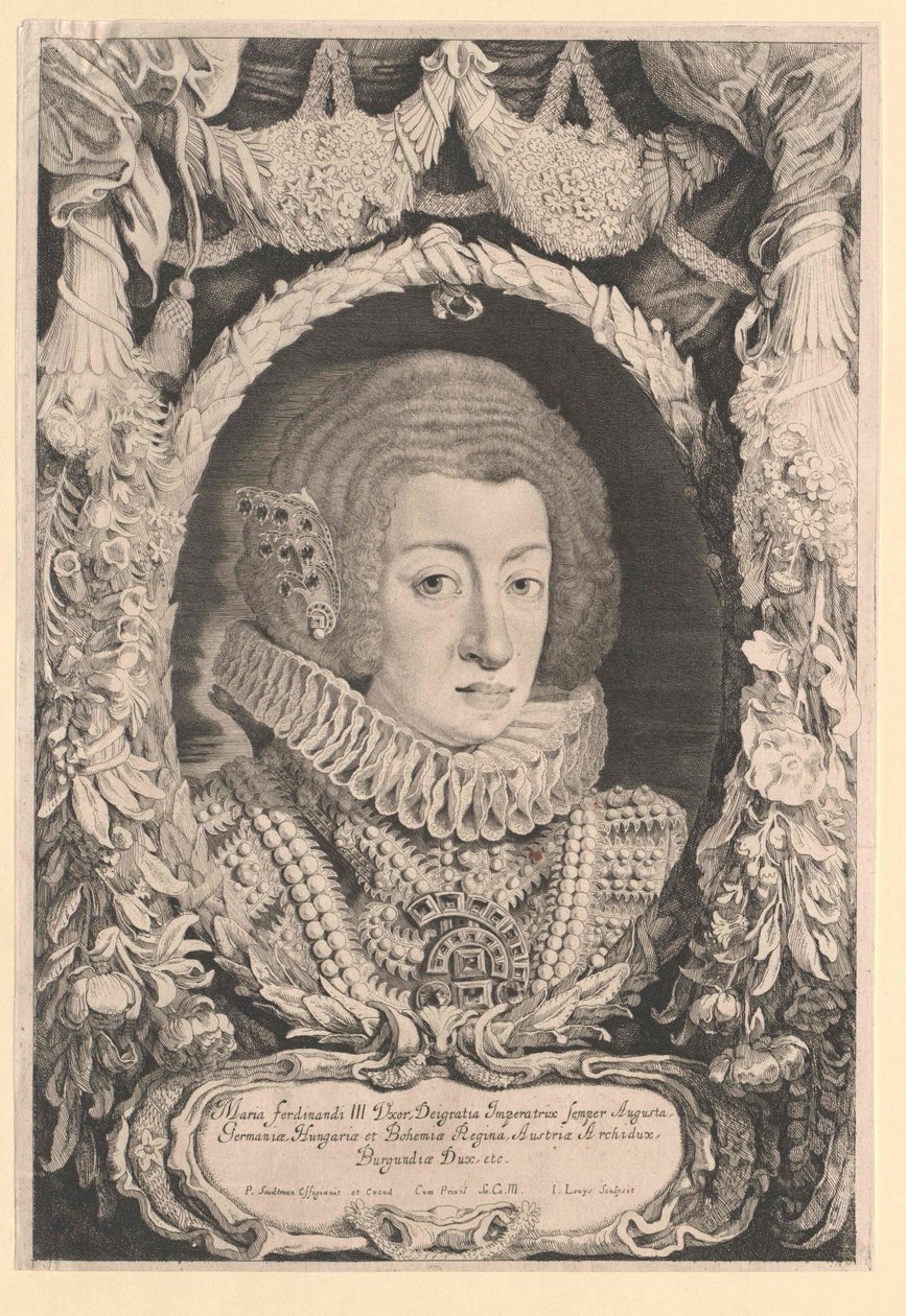 Infanta van Spanje Maria Anna door Artist Unknown