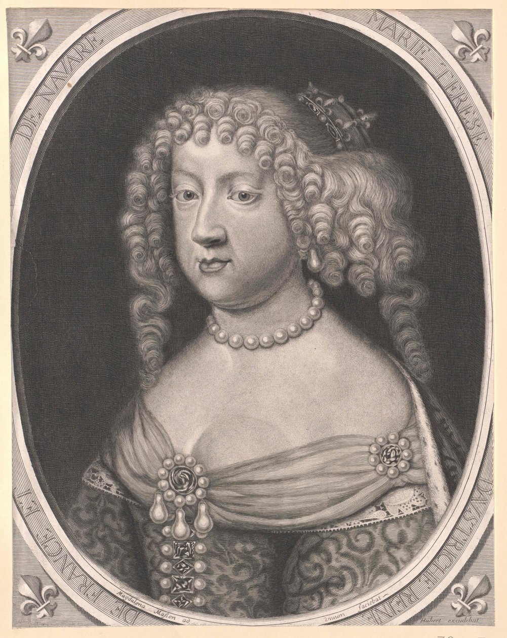 Infanta van Spanje Maria Theresa door Artist Unknown
