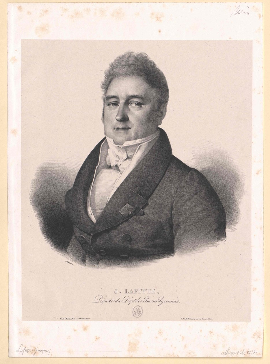 Jacques Lafitte door Artist Unknown