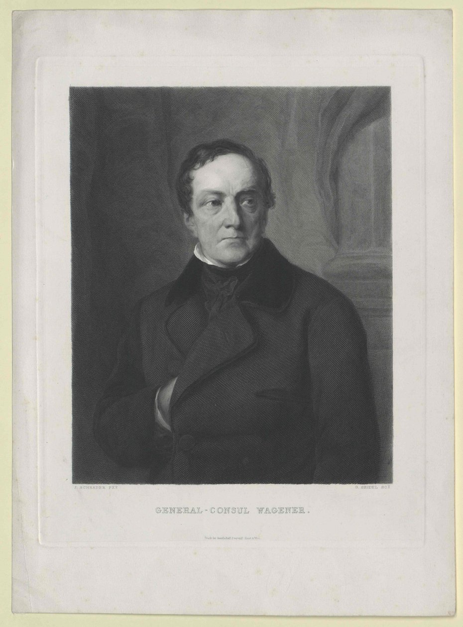 Joachim Henry Wilhelm Wagener door Artist Unknown