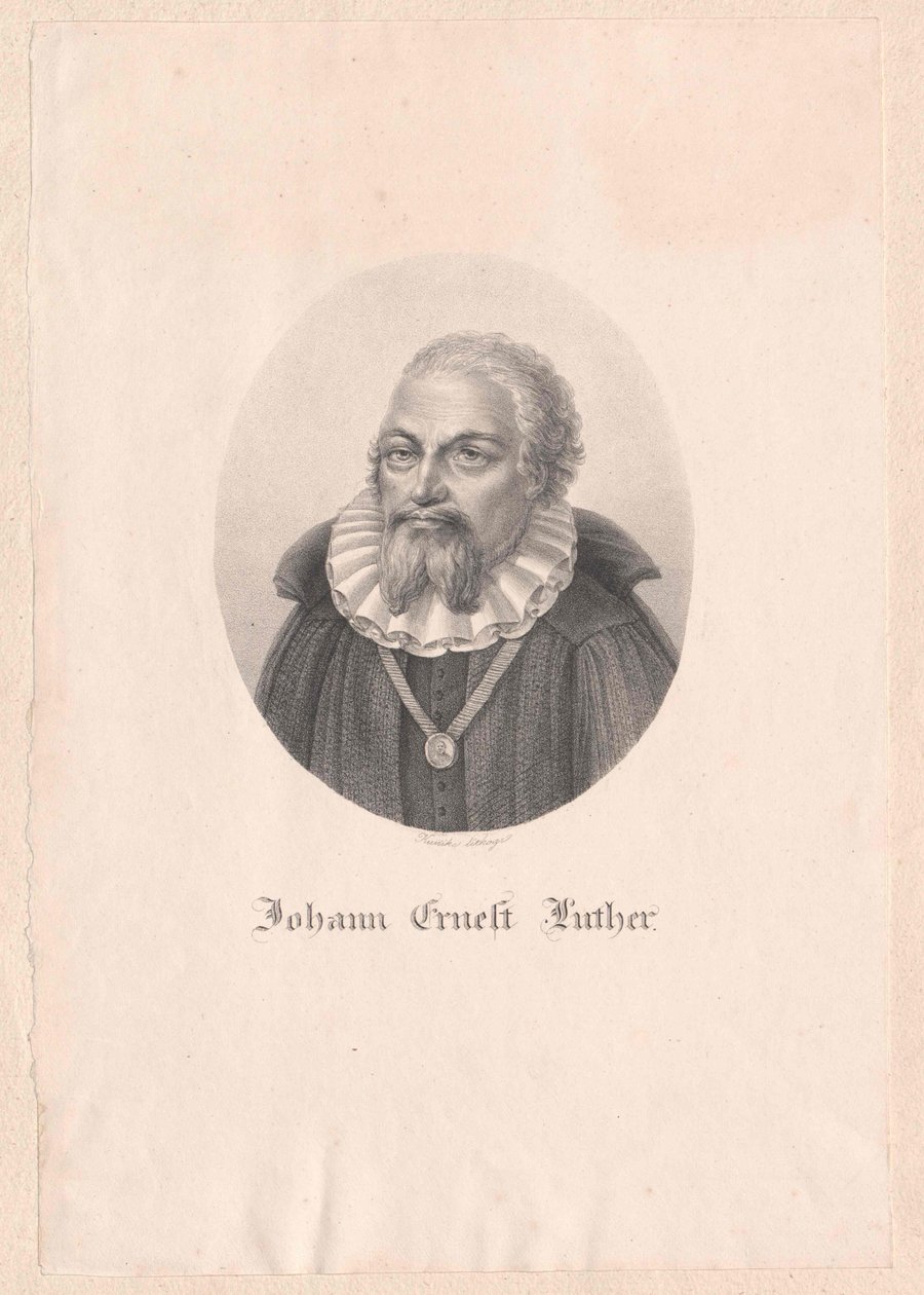 Johann Ernst Luther door Artist Unknown