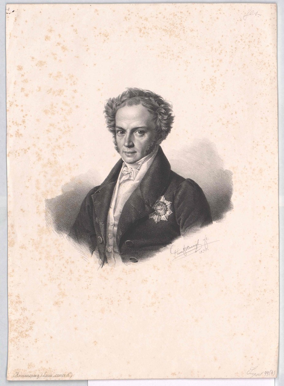 Joseph Ludwig Graaf van Armansperg door Artist Unknown