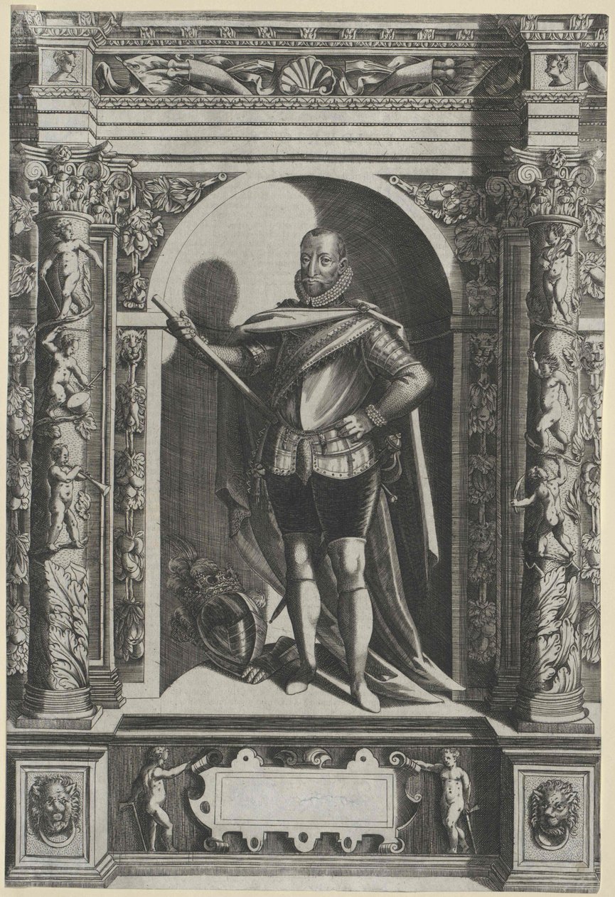 Koning van Denemarken Frederik II door Artist Unknown