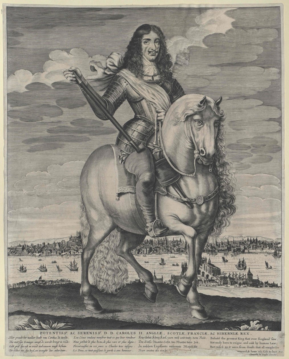 Koning van Engeland Charles II door Artist Unknown