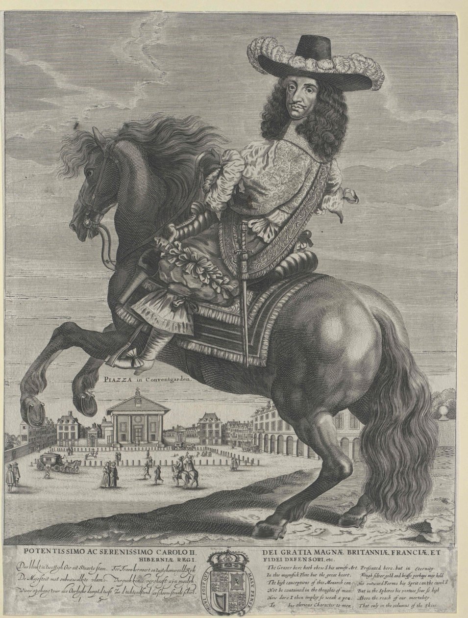 Koning van Engeland Charles II door Artist Unknown