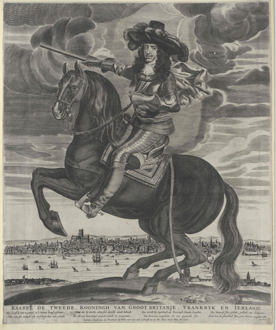 Koning van Engeland Charles II door Artist Unknown