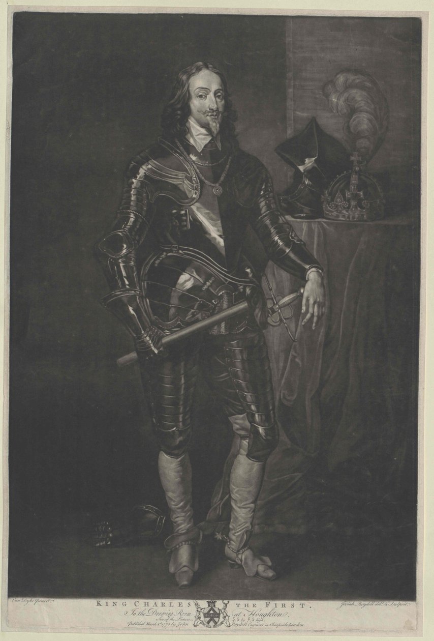 Koning van Engeland Charles I door Artist Unknown