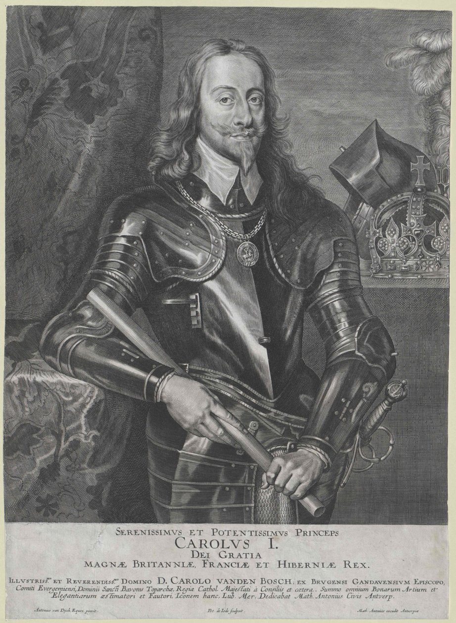 Koning van Engeland Charles I door Artist Unknown