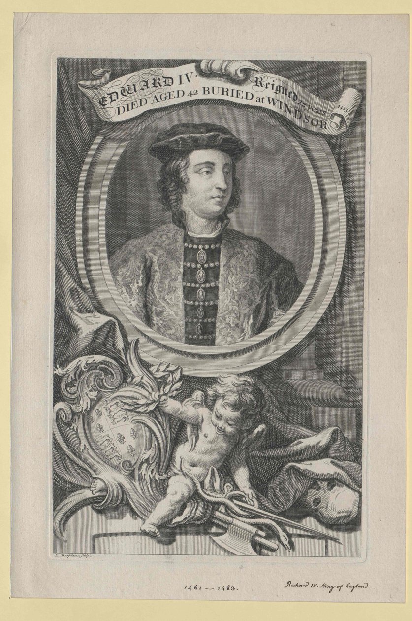 Koning van Engeland Edward IV door Artist Unknown