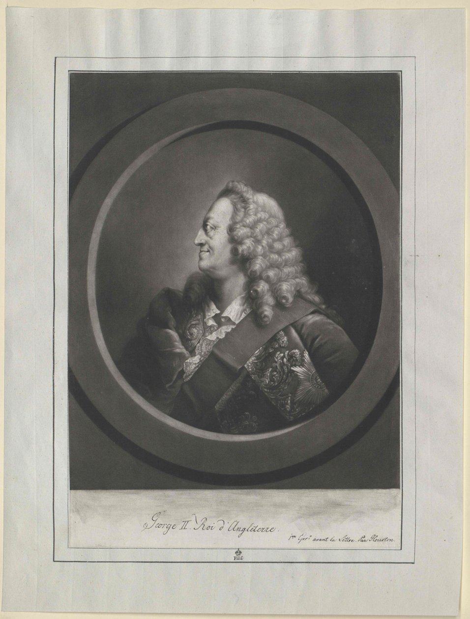 Koning van Engeland Keurvorst van Hannover George II door Artist Unknown