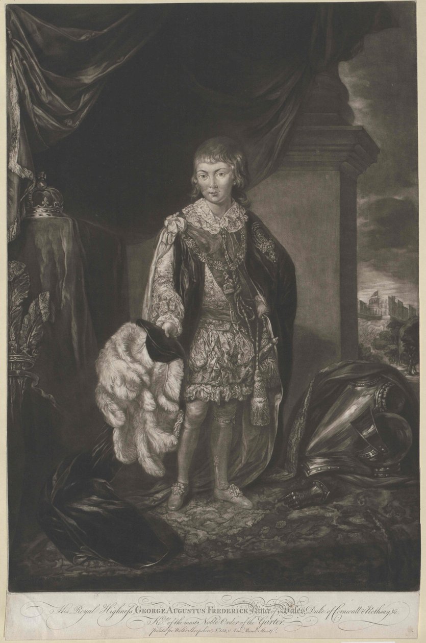 Koning van Engeland George IV door Artist Unknown