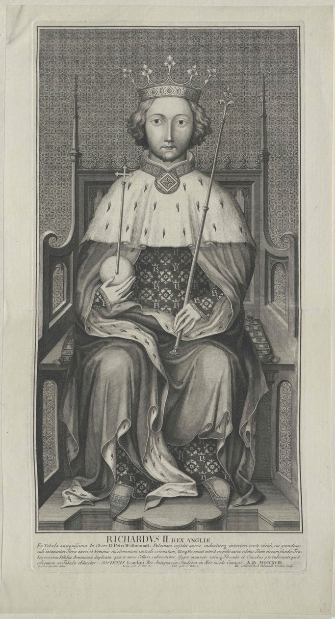Koning van Engeland Richard II door Artist Unknown