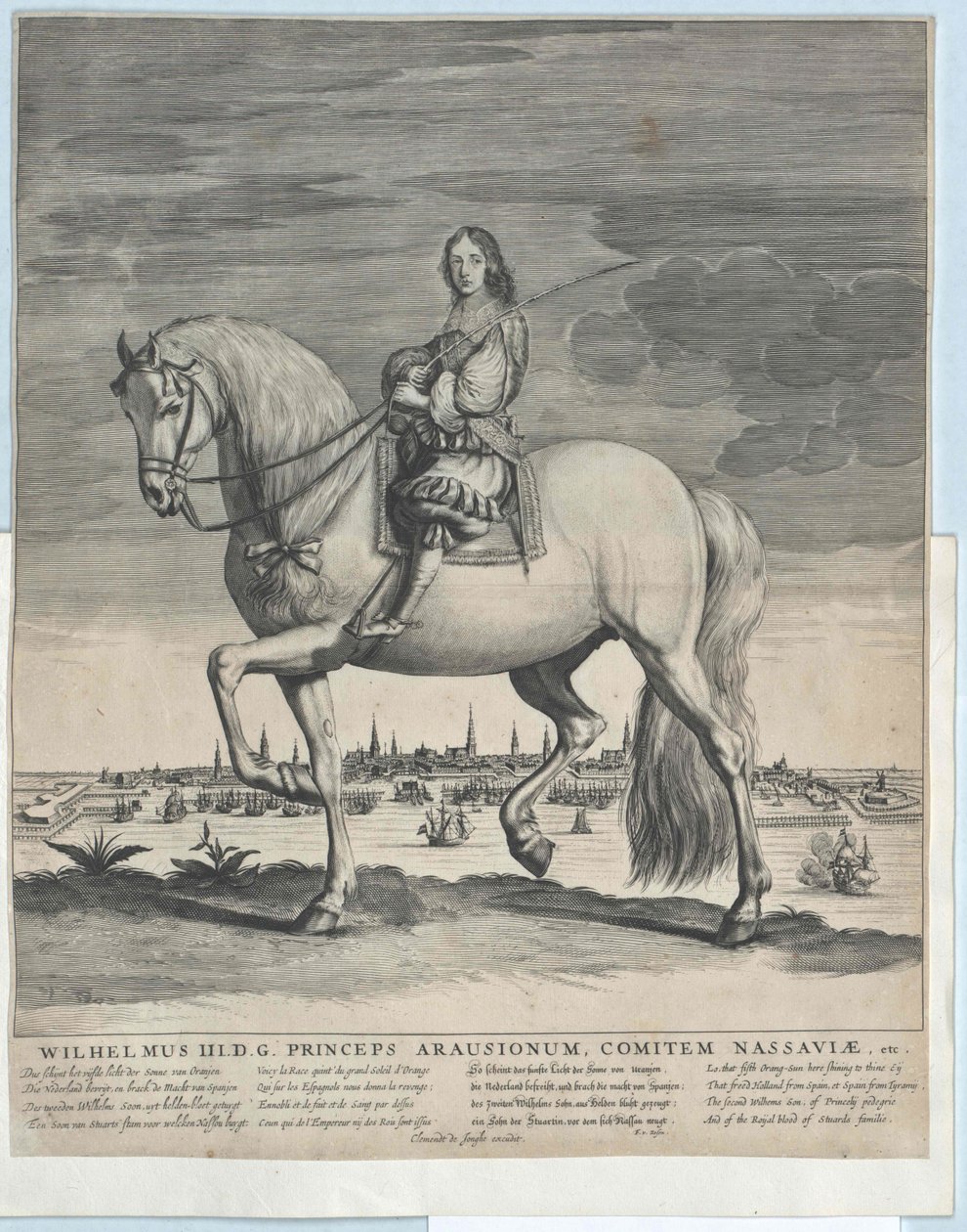 Koning van Engeland Wilhelm III door Artist Unknown