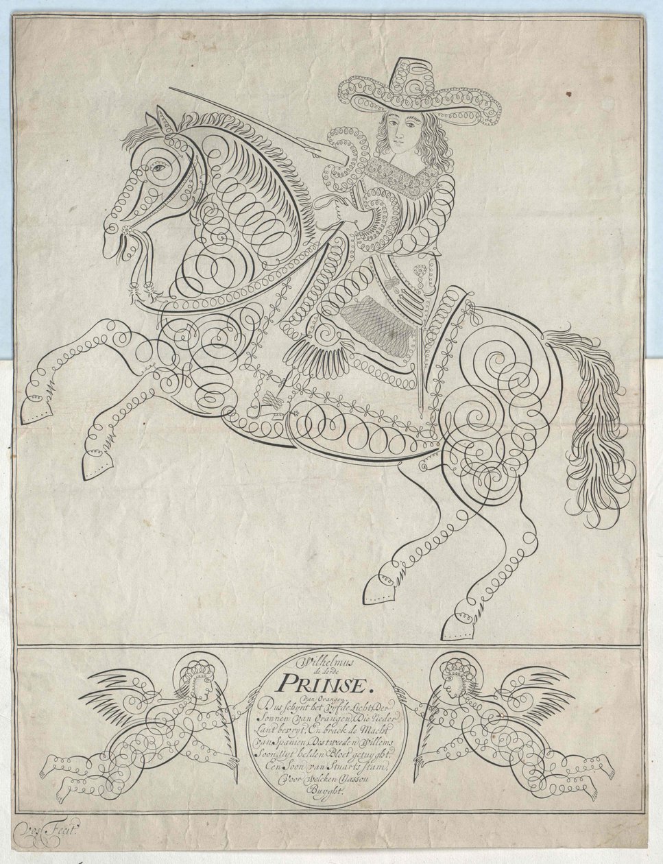 Koning van Engeland Wilhelm III door Artist Unknown