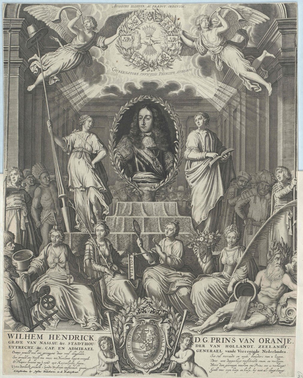 Koning van Engeland Willem III door Artist Unknown