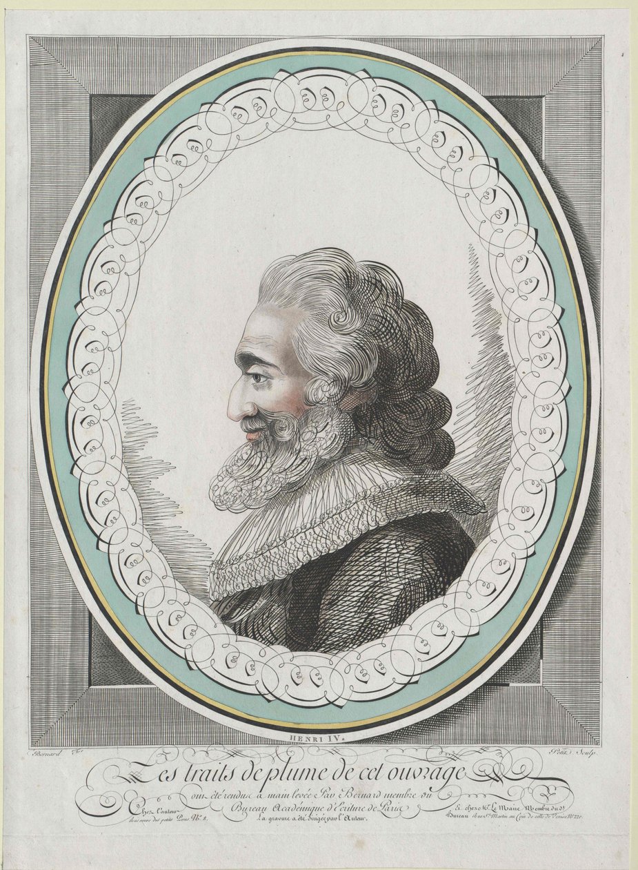 Koning van Frankrijk Hendrik IV door Artist Unknown