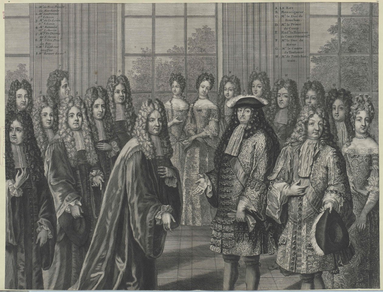 Koning van Frankrijk Lodewijk XIV door Artist Unknown