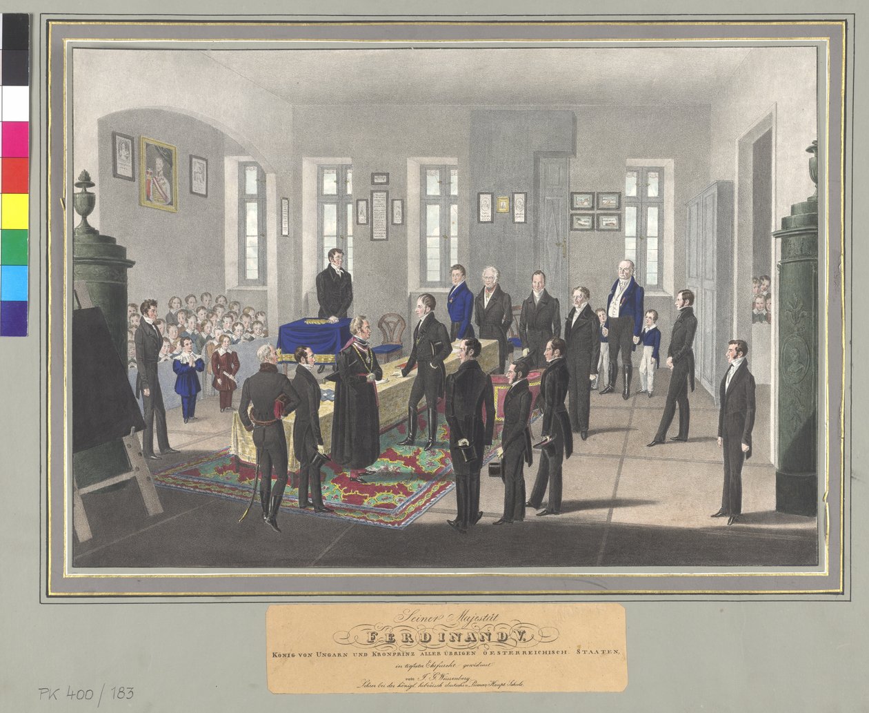 Koning van Hongarije kroonprins Ferdinand V. door Artist Unknown