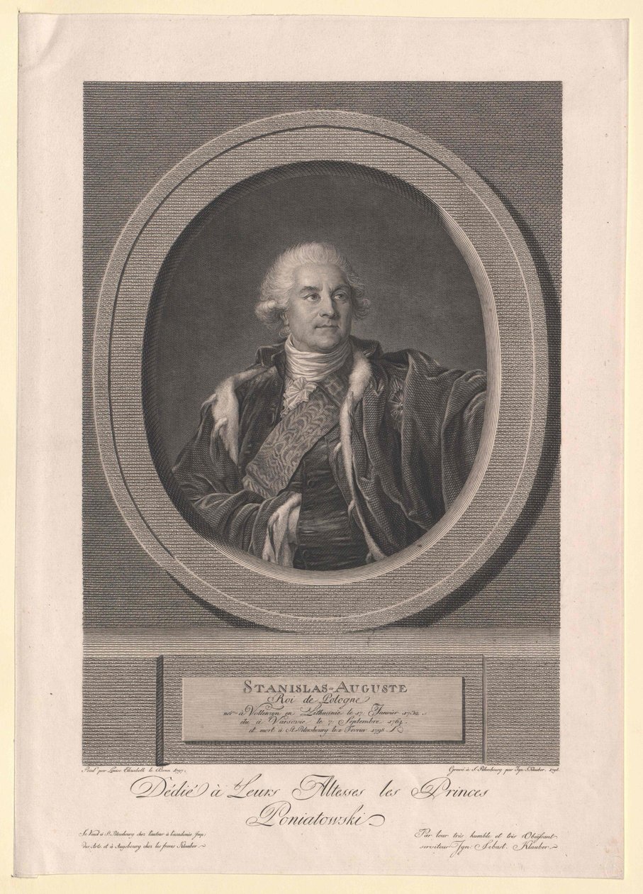 Koning van Polen Stanislaus II augustus door Artist Unknown