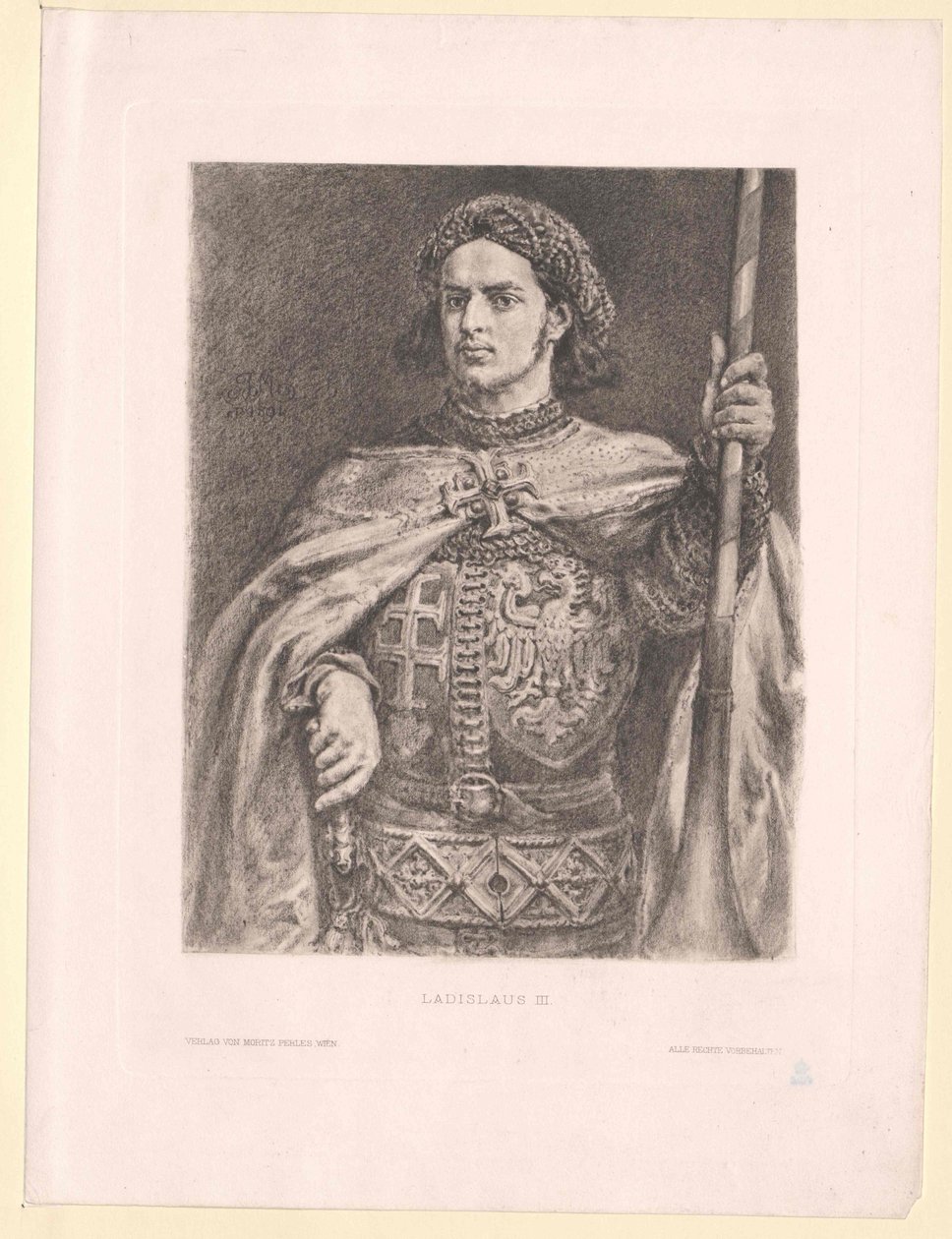 Koning van Polen Vladislav III door Artist Unknown