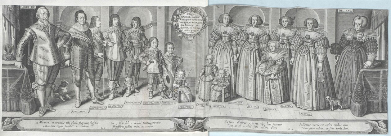 Landgraaf van Hessen-Kassel Moritz de geleerde door Artist Unknown