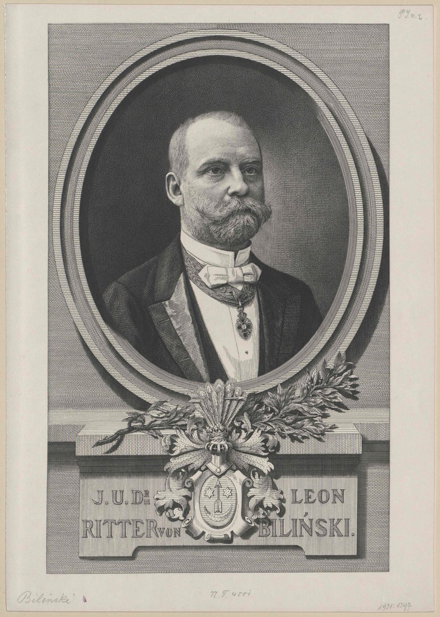 Leon Ritter Bilinski (afdrukken) door Artist Unknown