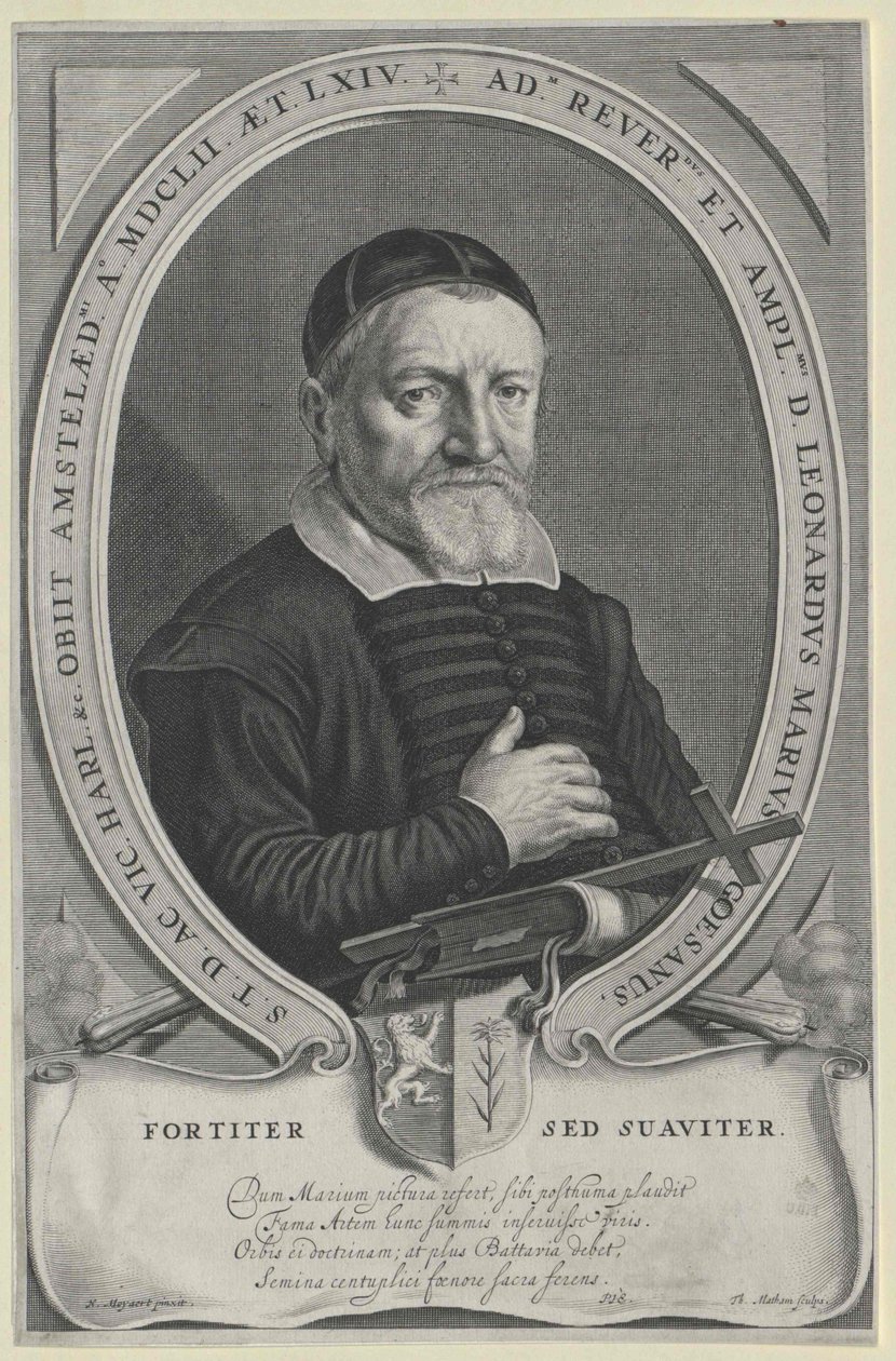 Leonhard Marius (druk) door Artist Unknown