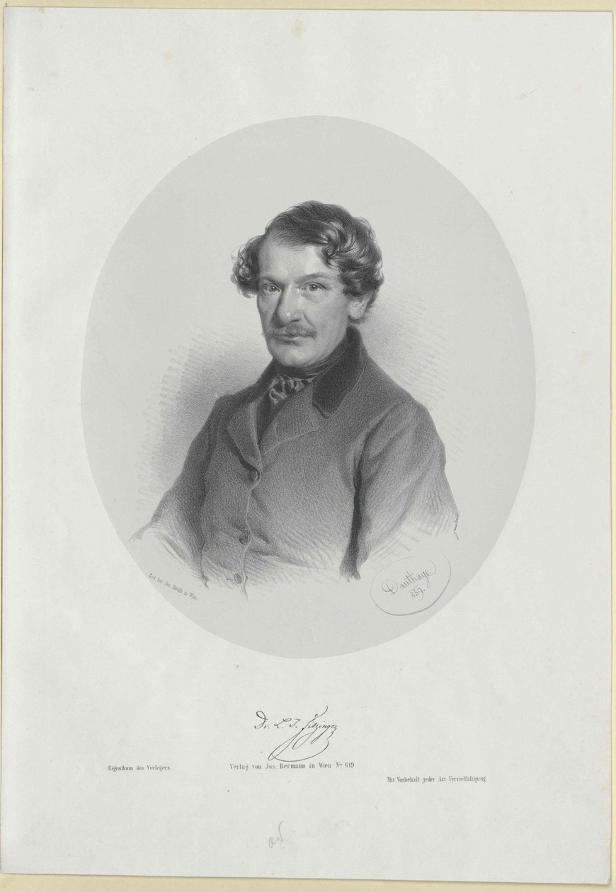 Leopold Joseph Fitzinger door Artist Unknown