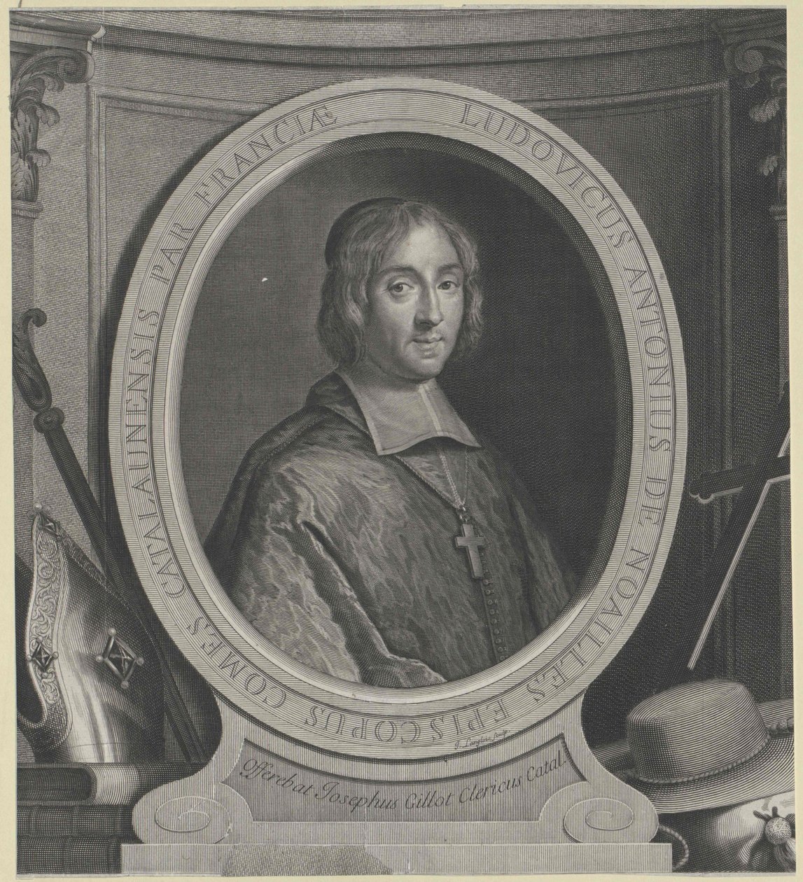 Louis Antoine de Noailles door Artist Unknown